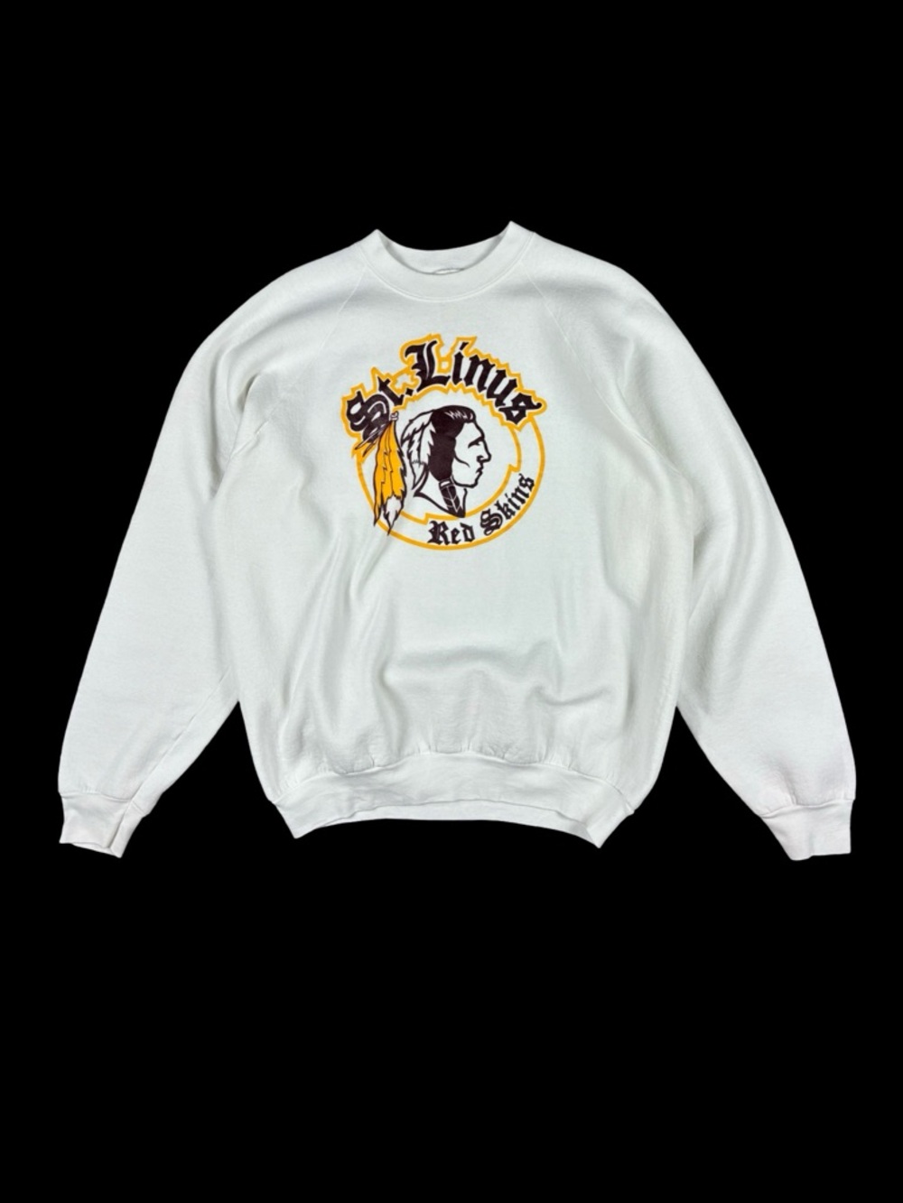 St. Linus Red Skins Vintage Crewneck Sweatshirt